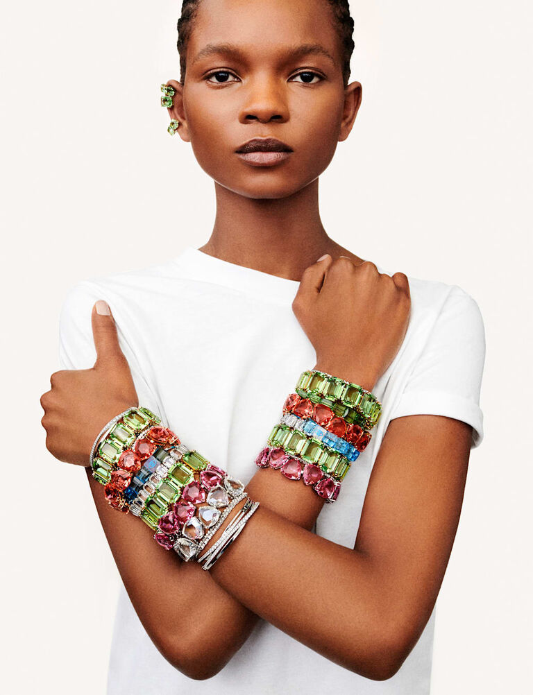 swarovski how to  the curated wrist