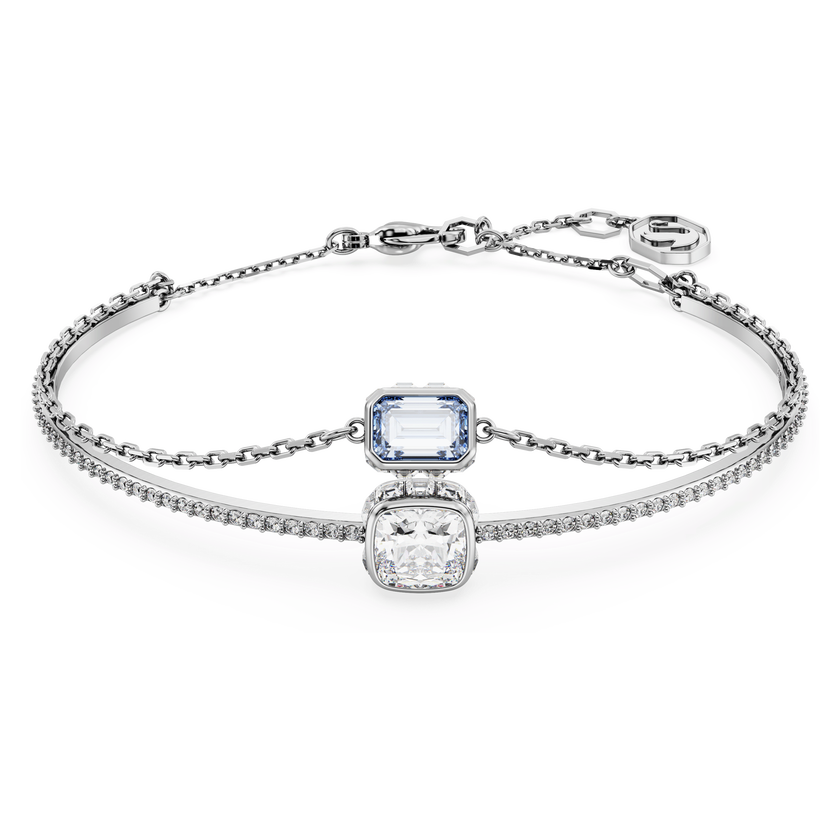 swarovski سوار chroma، قطع متنوع، لون أزرق، طلاء روديوم