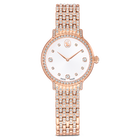 swarovski imber watch  swiss made  metal bracelet  rose gold tone  rose gold tone finish