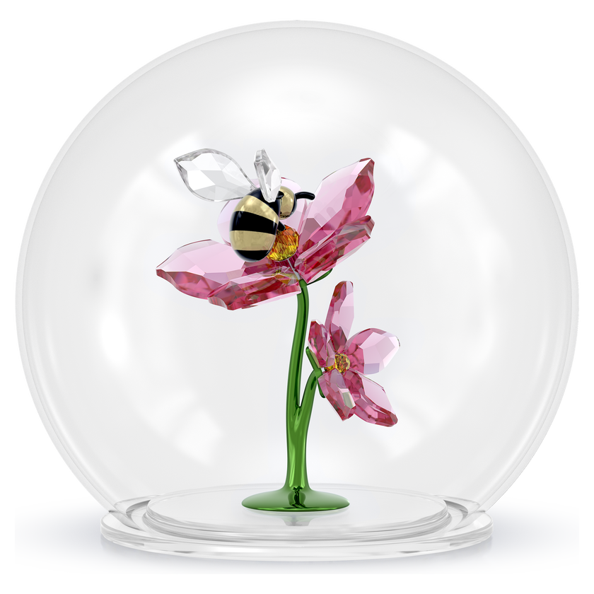 swarovski idyllia glass ball bee and flowers