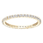 خاتم Vittore، لون أبيض، طلاء باللون الذهبي
