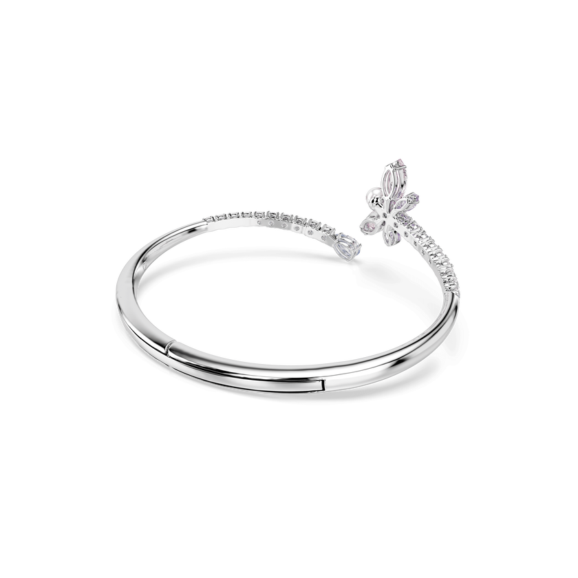 ariana grande x swarovski bangle  mixed cuts  dragonfly  multicolored  rhodium plated