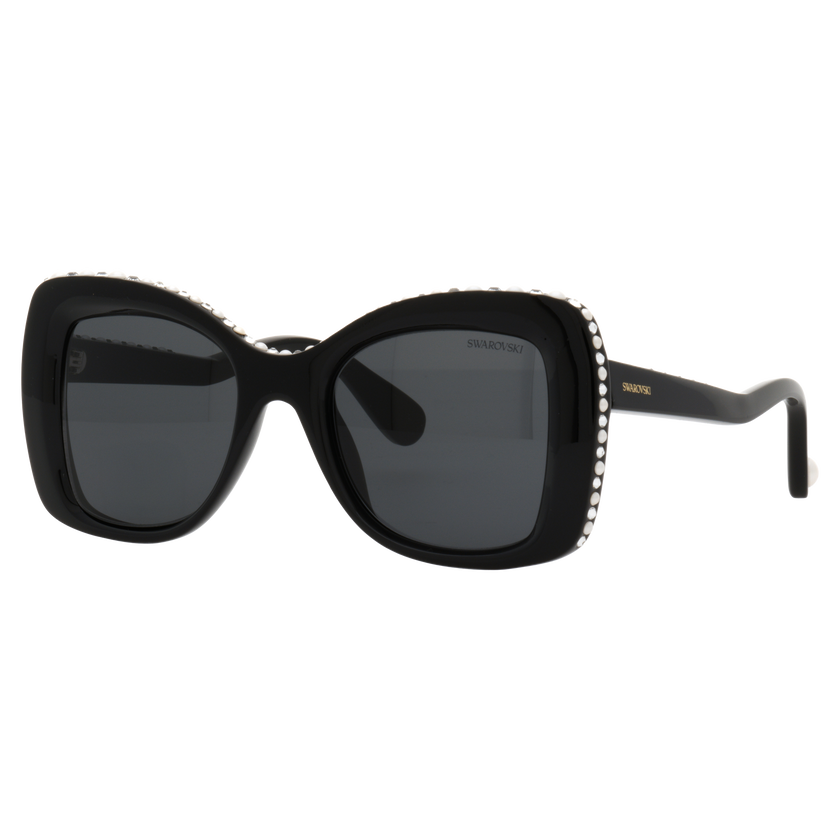 swarovski sunglasses  butterfly shape  sk6062u  black