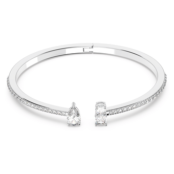 swarovski سوار mesmera، قطع مختلط، لون أبيض، طلاء روديوم