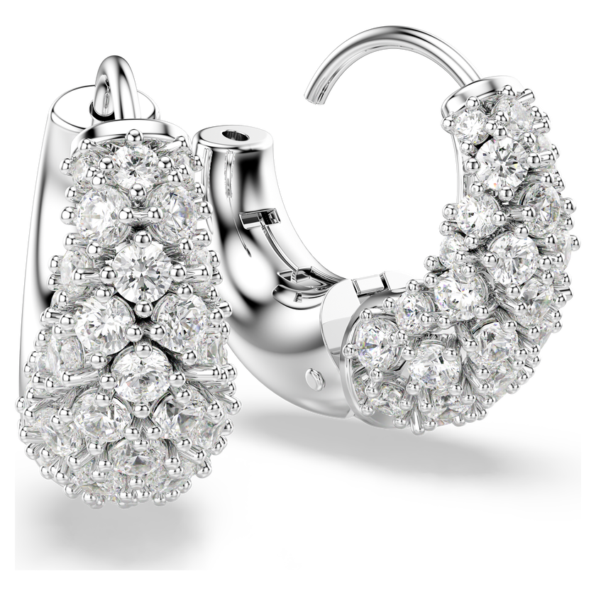 swarovski sublima earrings  white  rhodium plated