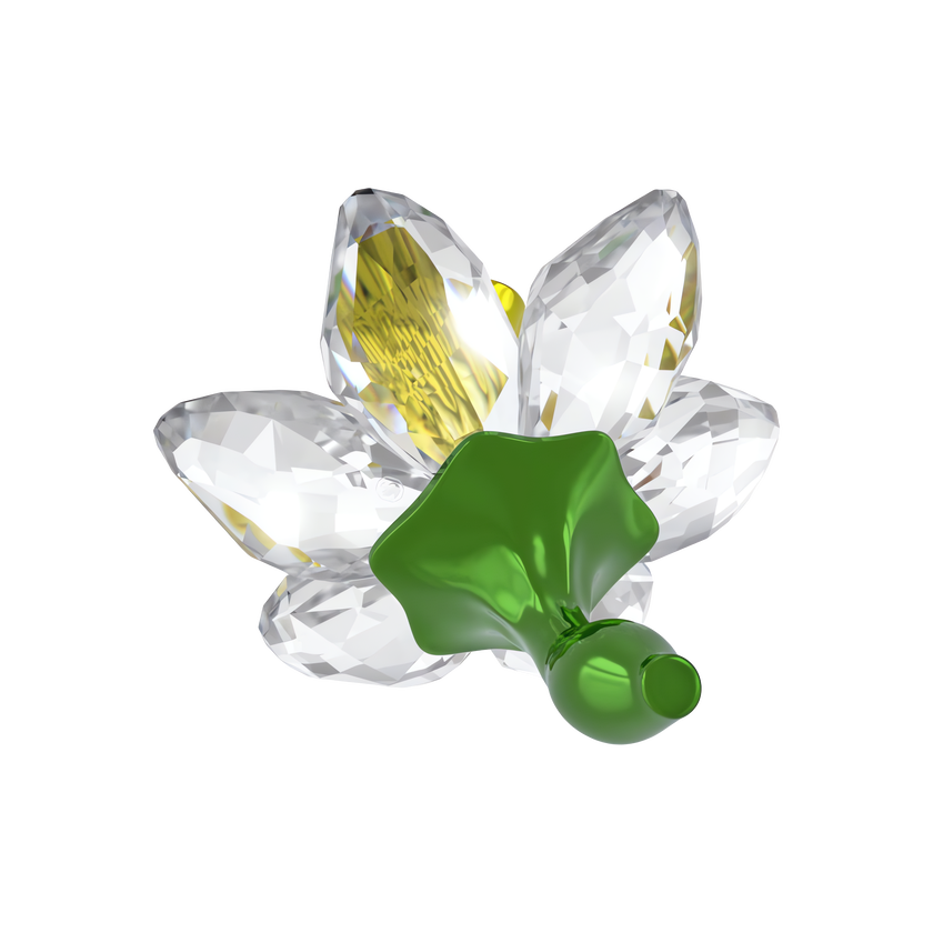 swarovski مجسم زهرة النرجس من مجموعة florere