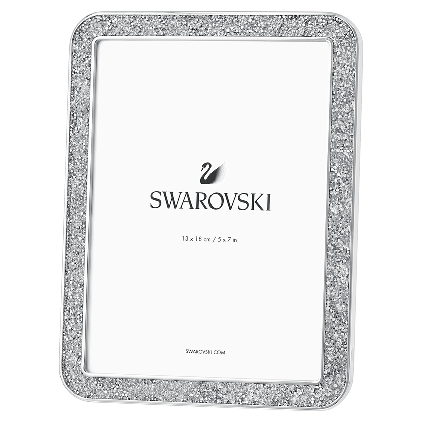 swarovski إطار  صورة minera ، شكل مستطيل، حجم متوسط،  لون  فضي
