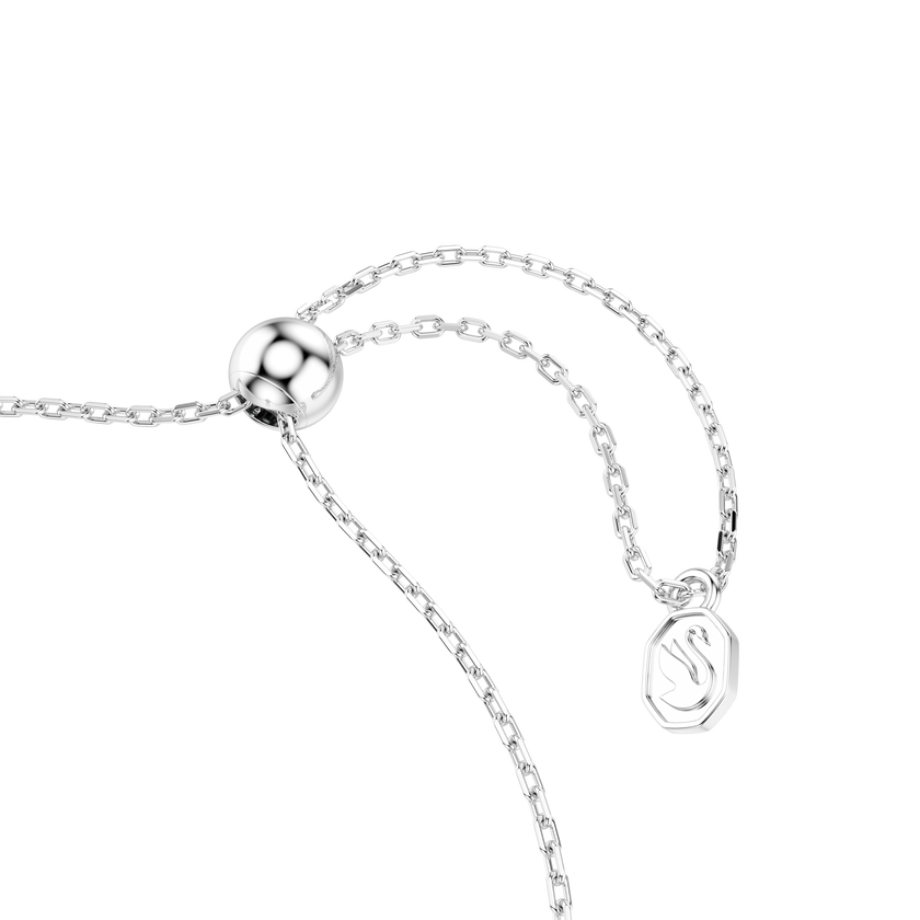 swarovski سوار luckily، أحجار كريستال صغيرة متراصة، شكل عين، لون أزرق، طلاء روديوم