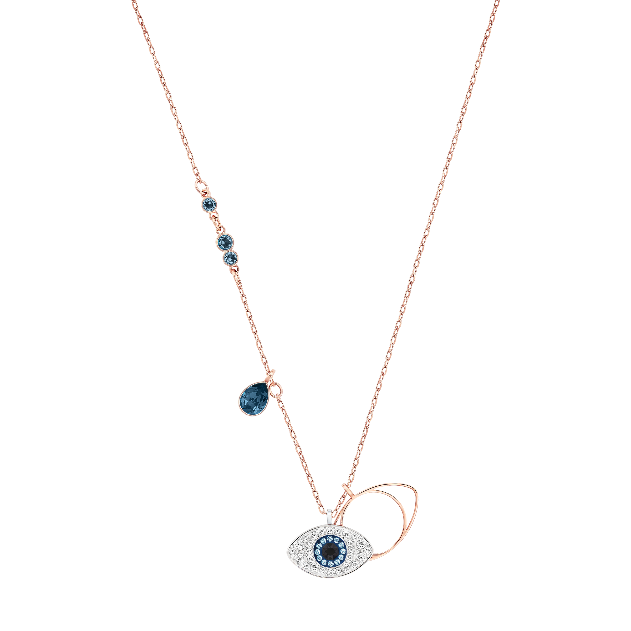 Buy Swarovski Duo Evil Eye Pendant 