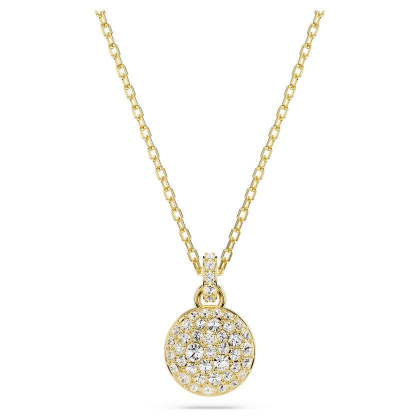 swarovski sublima pendant  white  gold tone plated