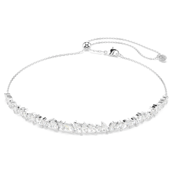 swarovski mesmera choker  marquise cut  white  rhodium plated