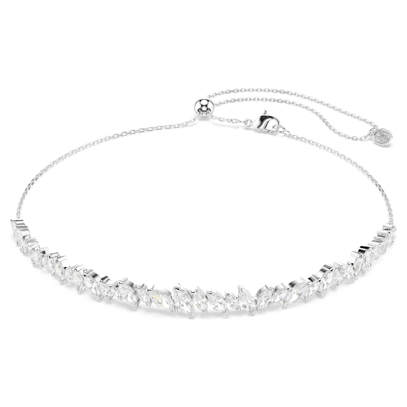 swarovski mesmera choker  marquise cut  white  rhodium plated