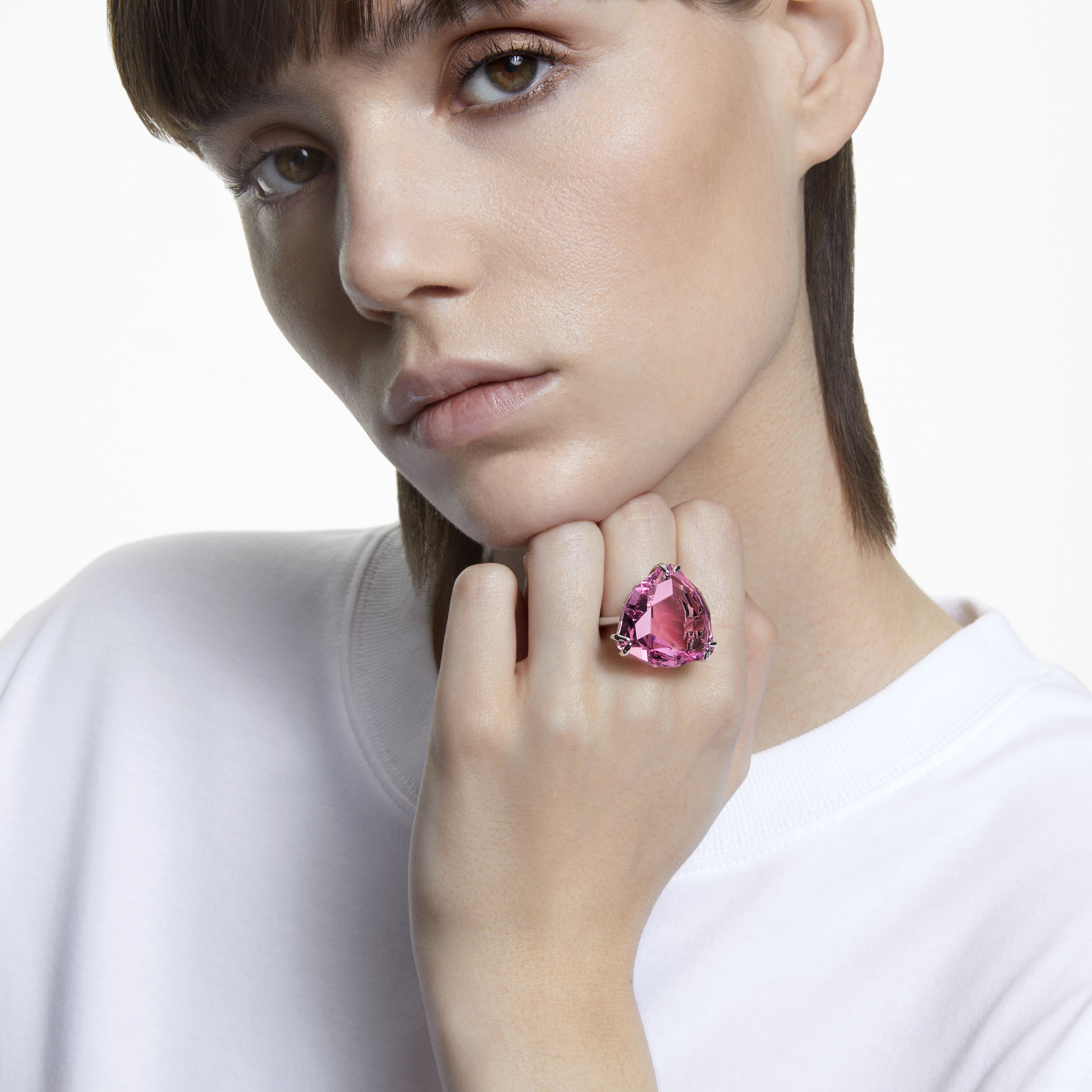 Swarovski hotsell pink ring