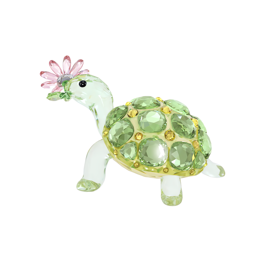 swarovski idyllia tortoise and daisy