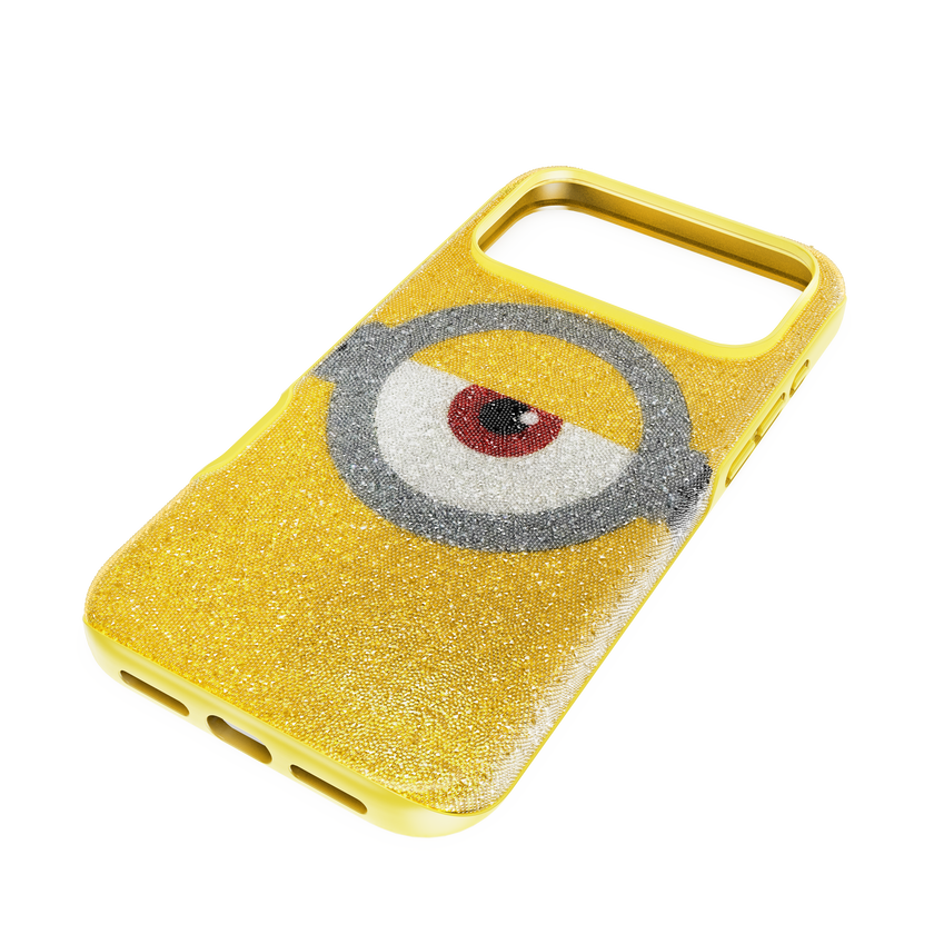 swarovski high smartphone case  minions  iphone  17 pro max  yellow