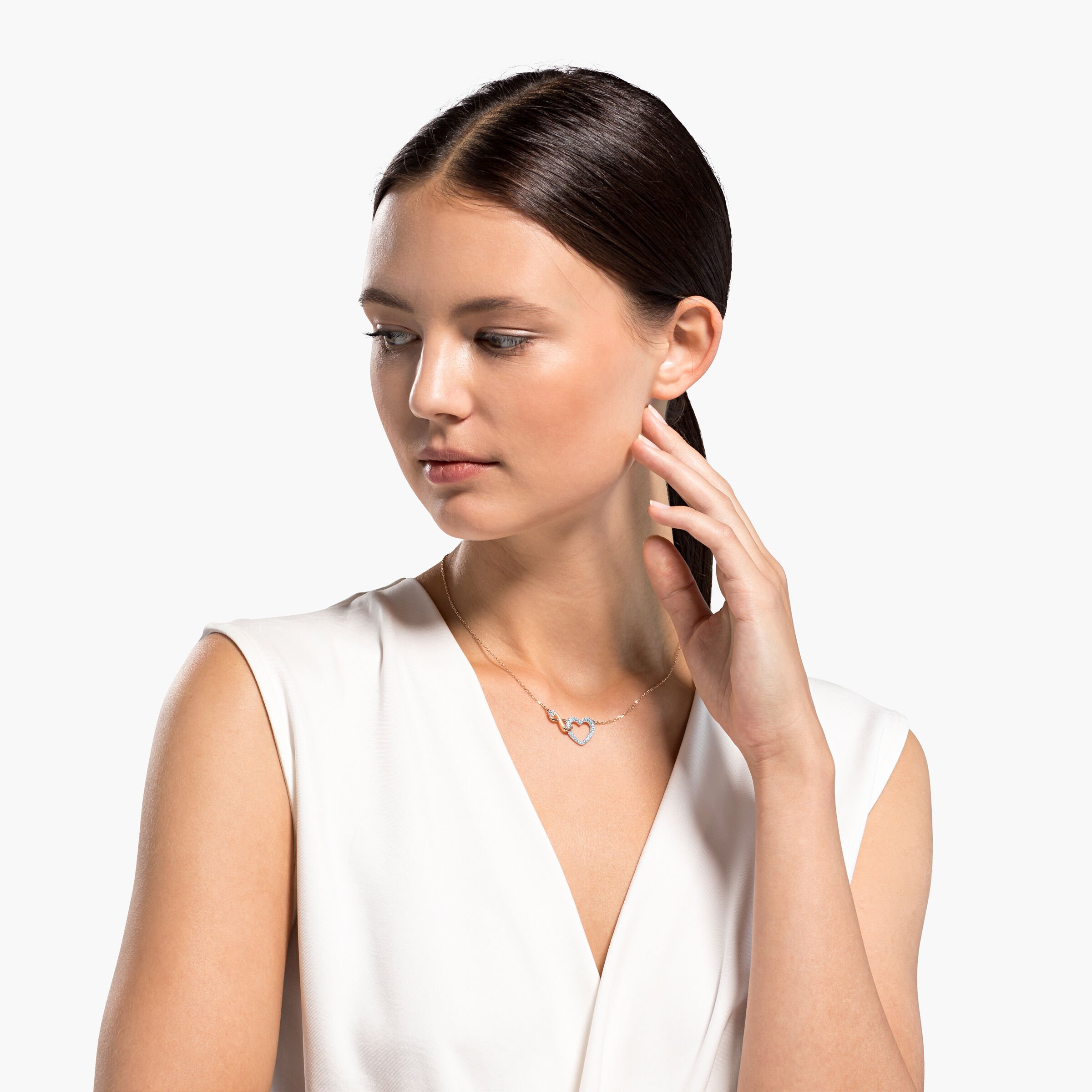 Swarovski crystal infinity necklace new arrivals