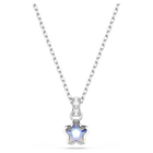 swarovski قلادة chroma، قطع متنوع، شكل نجمة، لون أبيض، طلاء روديوم