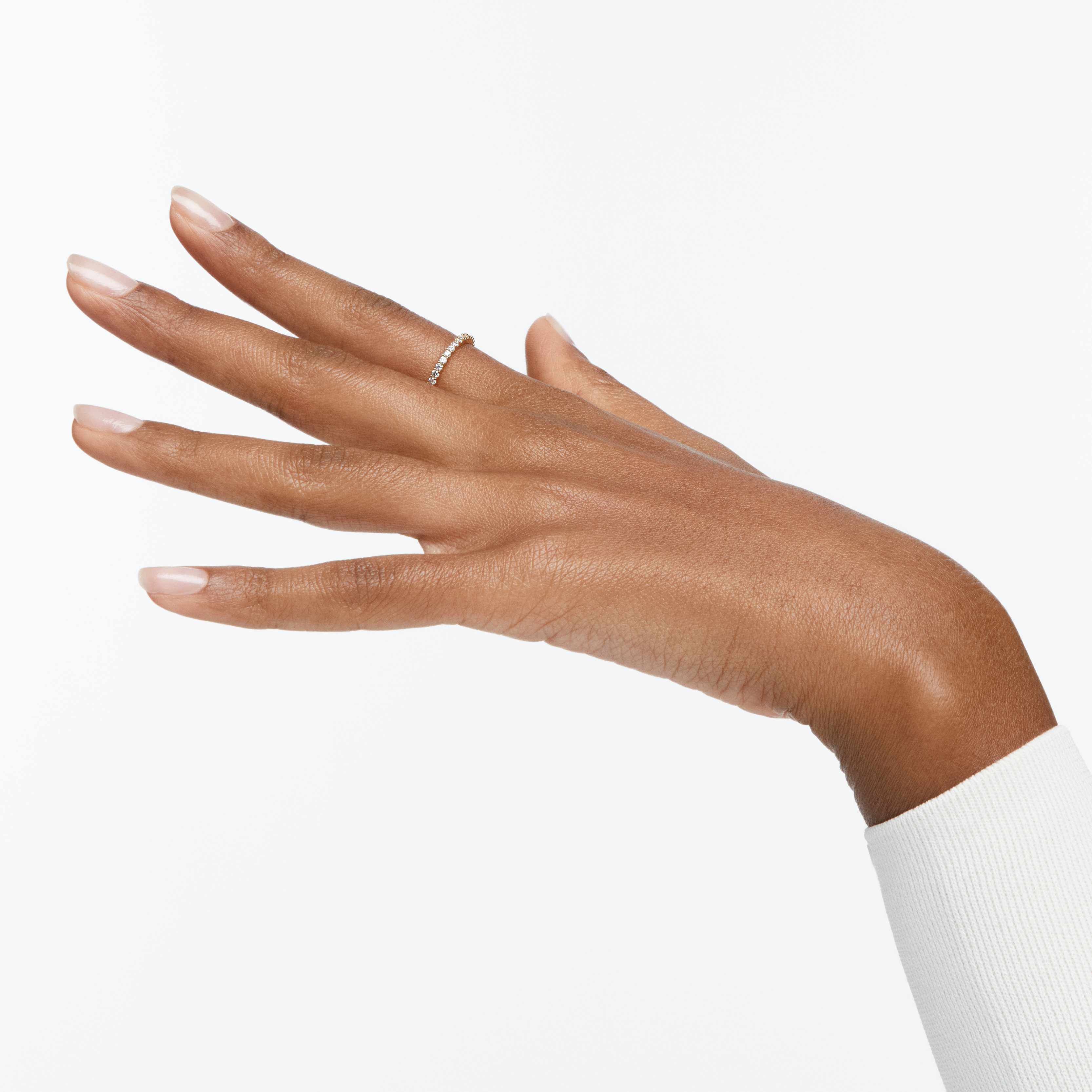 swarovski vittore ring  white  gold tone plated