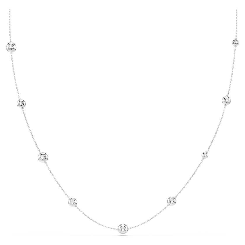 swarovski una angelic strandage  round cut  white  rhodium plated