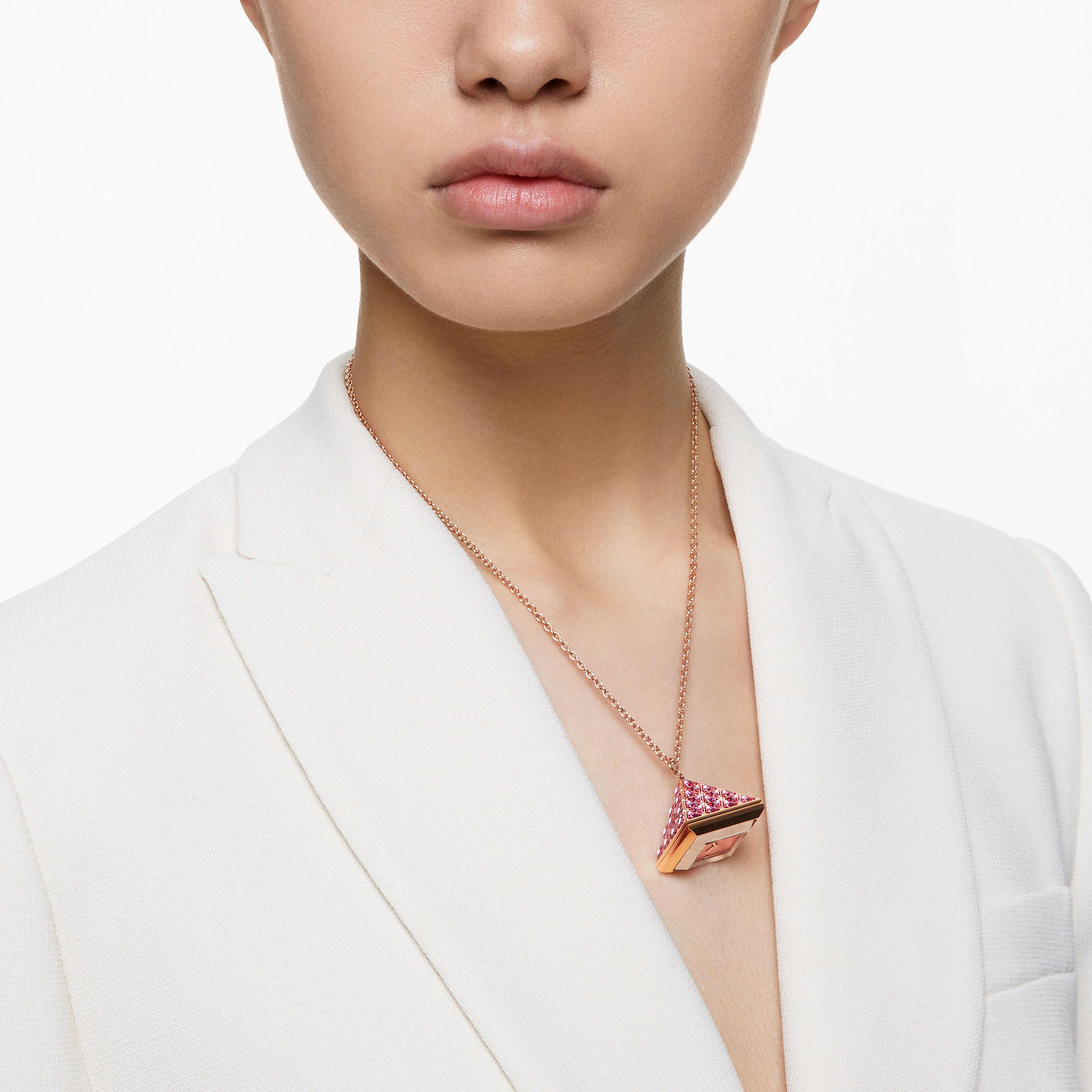 Swarovski shop triangle pendant