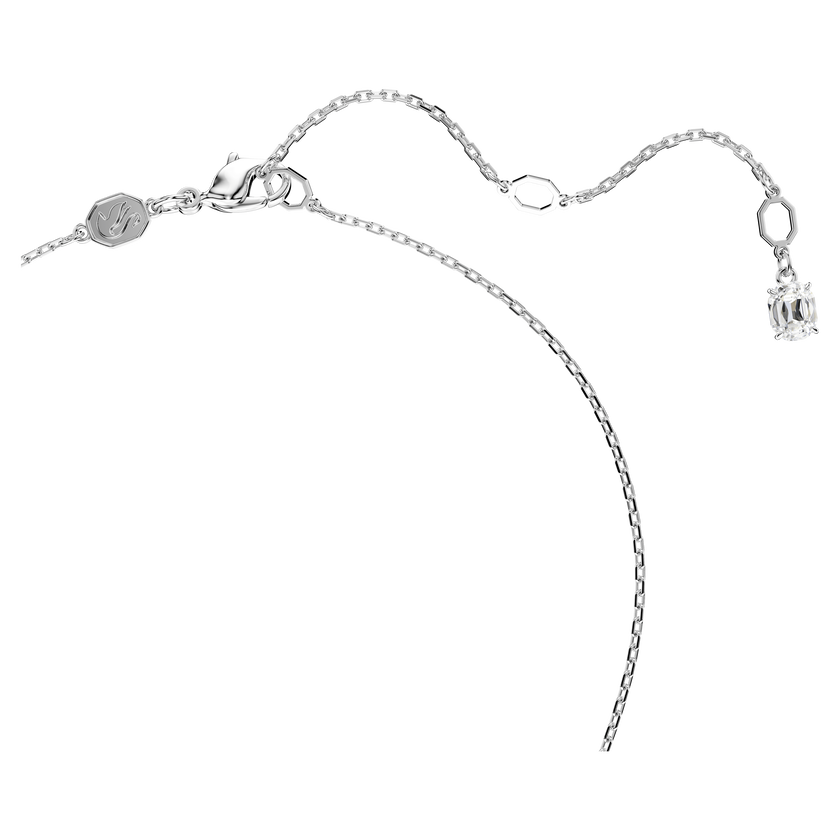 swarovski idyllia set  mixed cuts  snowflake  white  rhodium plated