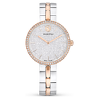 swarovski cosmopolitan watch  swiss made  metal bracelet  silver tone  mixed metal finish