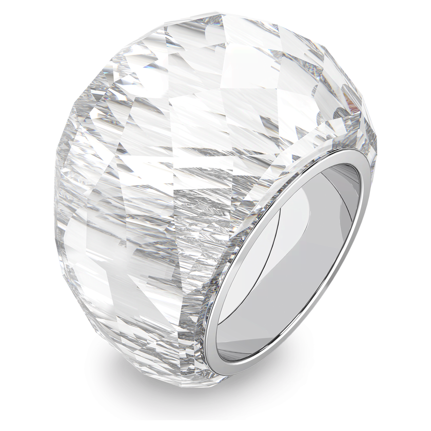 swarovski nirvana ring  white  stainless steel