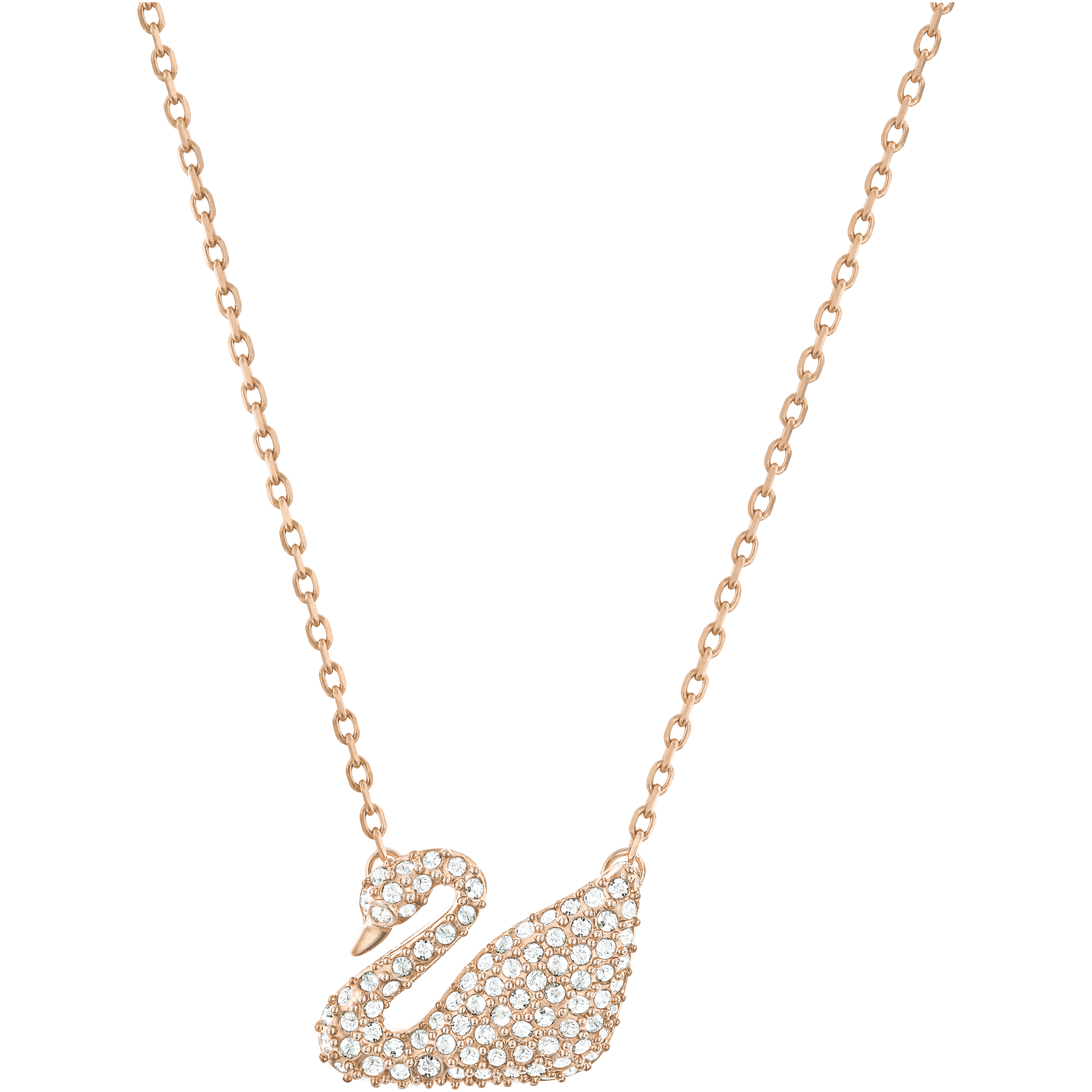 Buy Swarovski Swan Necklace, White 