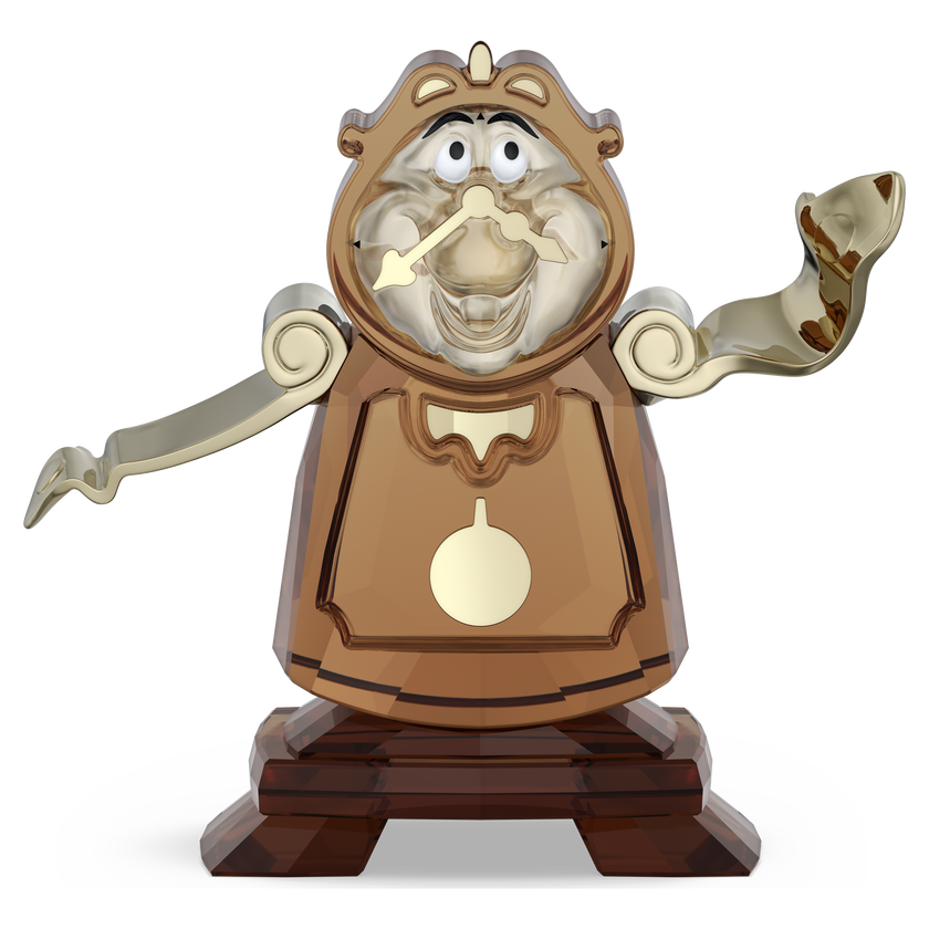 swarovski مجسم شخصية cogsworth من مجموعة beauty and the beast