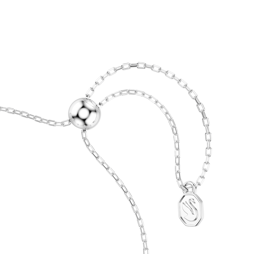 swarovski chroma bracelet  star  white  rhodium plated