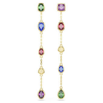 swarovski أقراط متدلية imber، قطع متنوع، ألوان متعددة، لمسة نهائية من الذهب عيار 18 قيراط