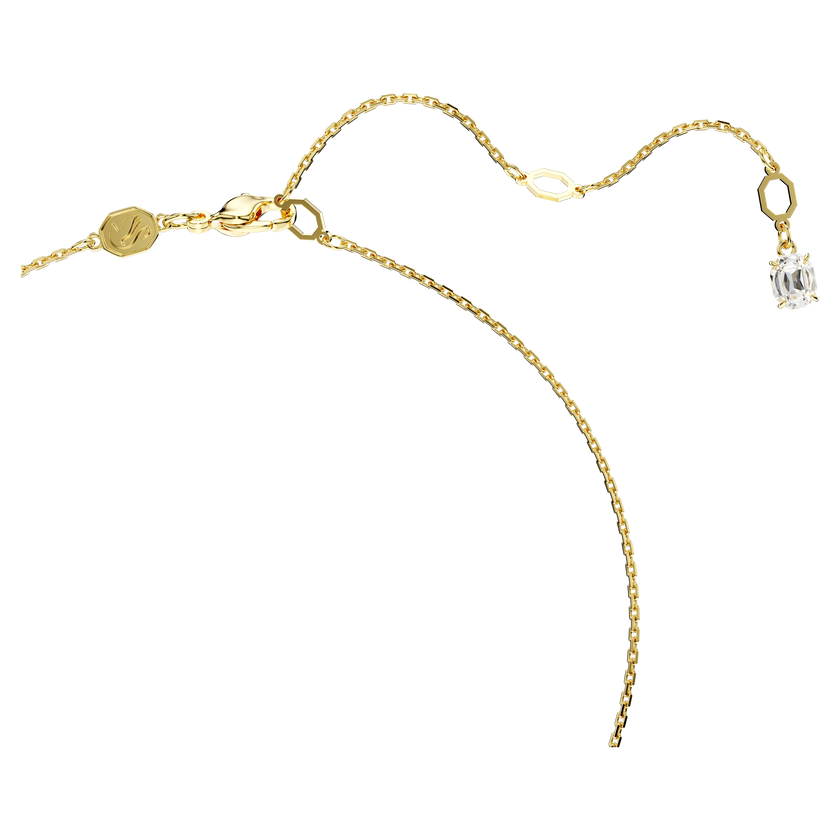 swarovski idyllia pendant  crystal pearls  seahorse  white  gold tone plated