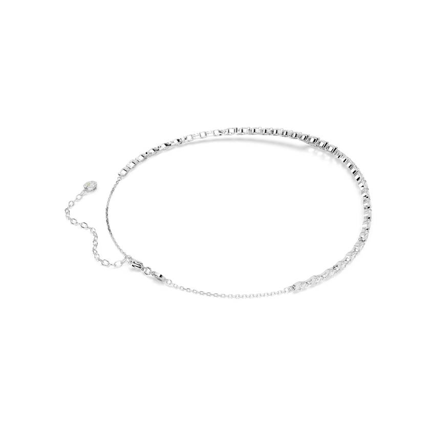 swarovski mesmera necklace  marquise cut  white  rhodium plated
