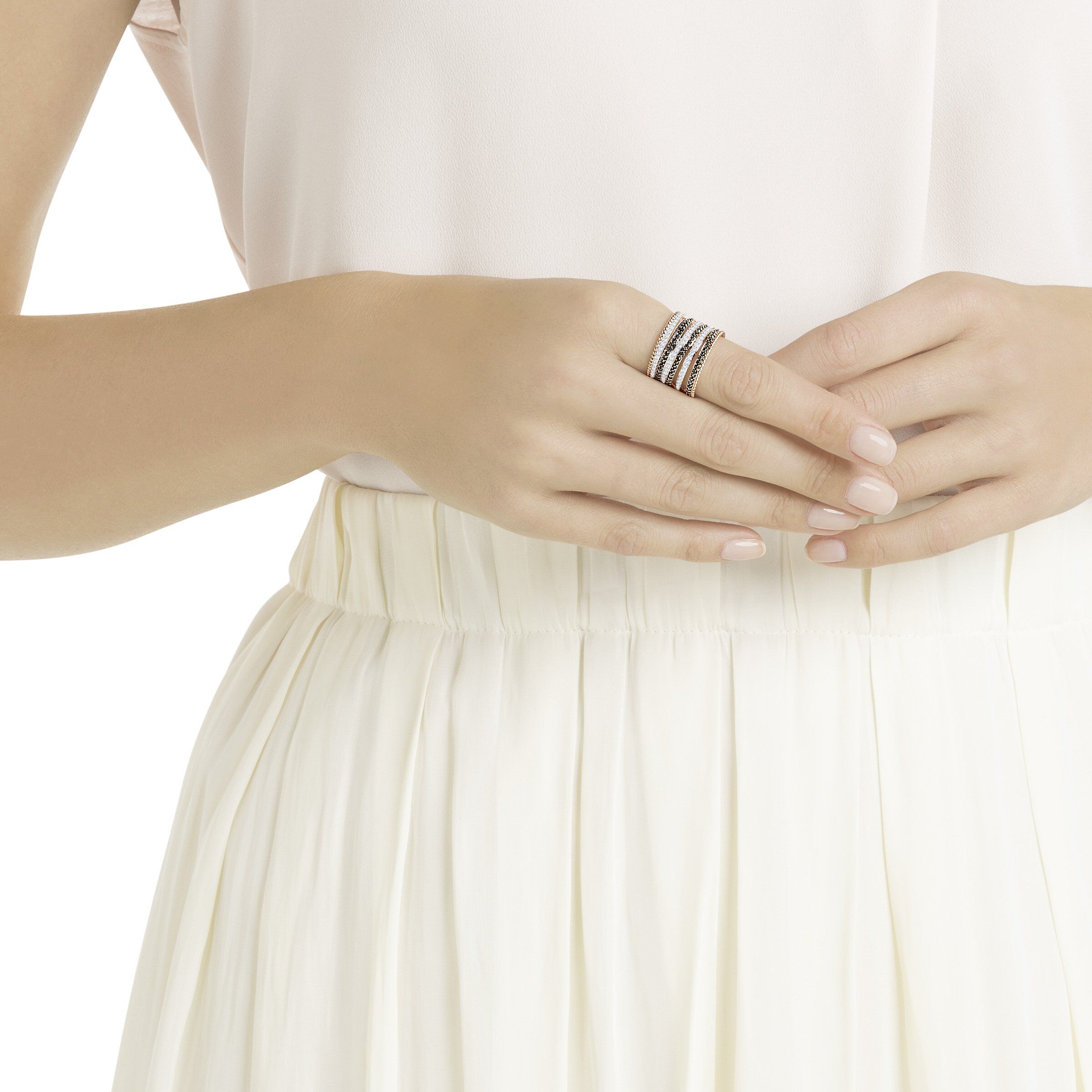 Swarovski further ring hot sale rose gold