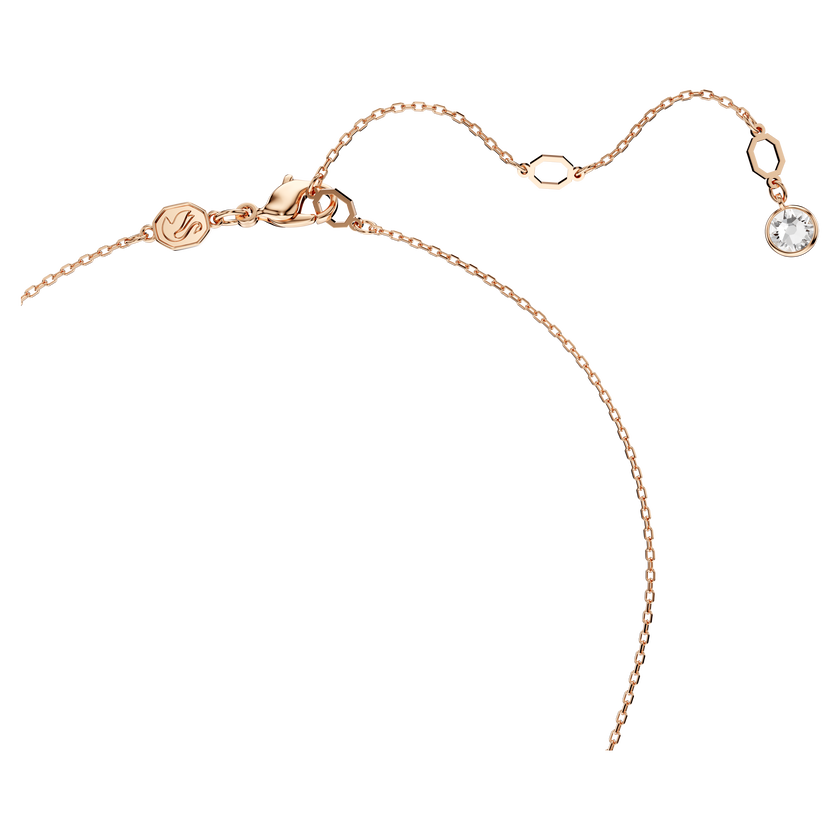 swarovski sublima pendant  white  rose gold tone plated