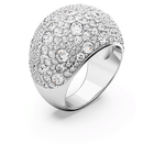 swarovski sublima cocktail ring moon white rhodium plated