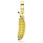 swarovski minions banana charm  pav   yellow  18k gold finish