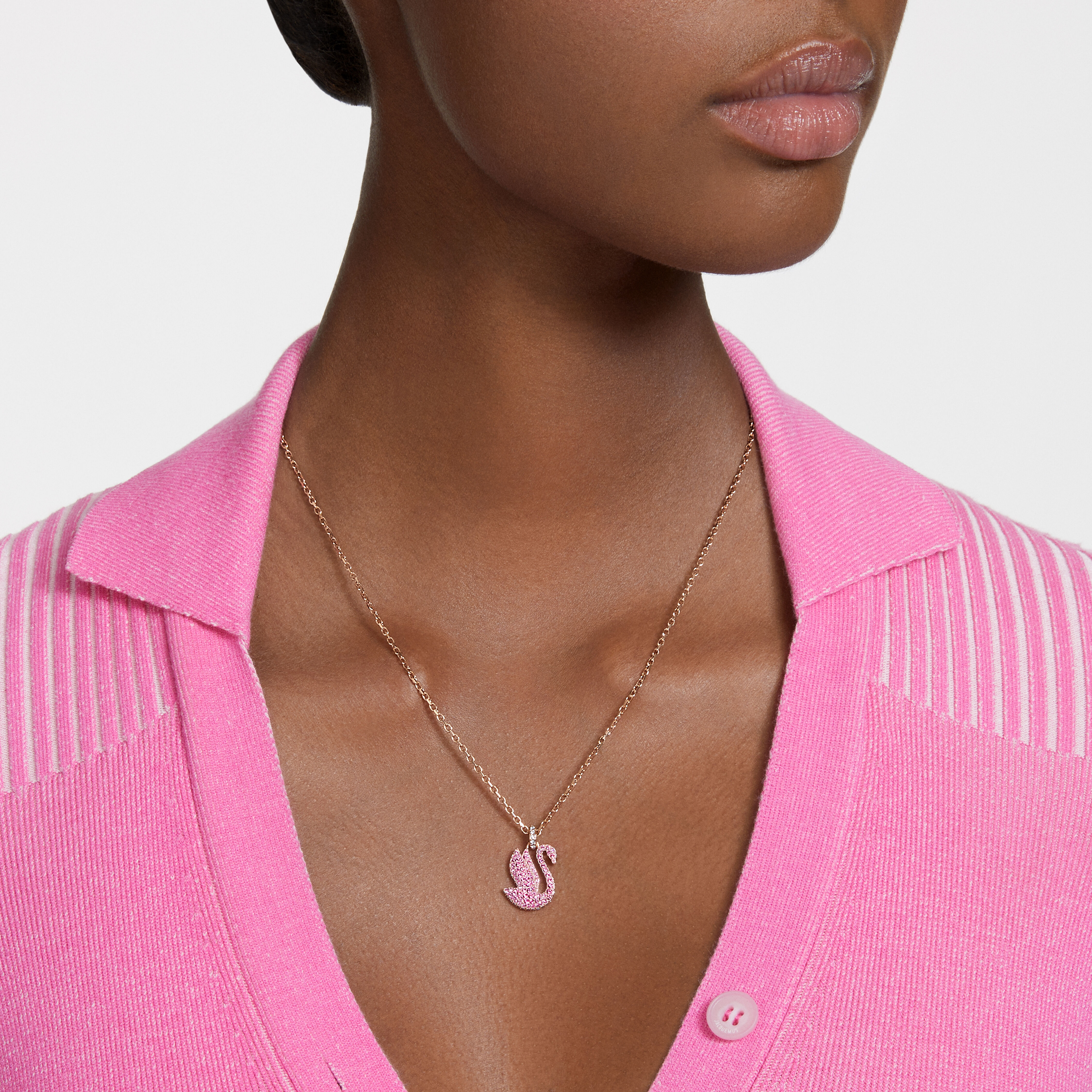 Buy Swarovski Swarovski Iconic Swan pendant, Swan, Medium, Pink