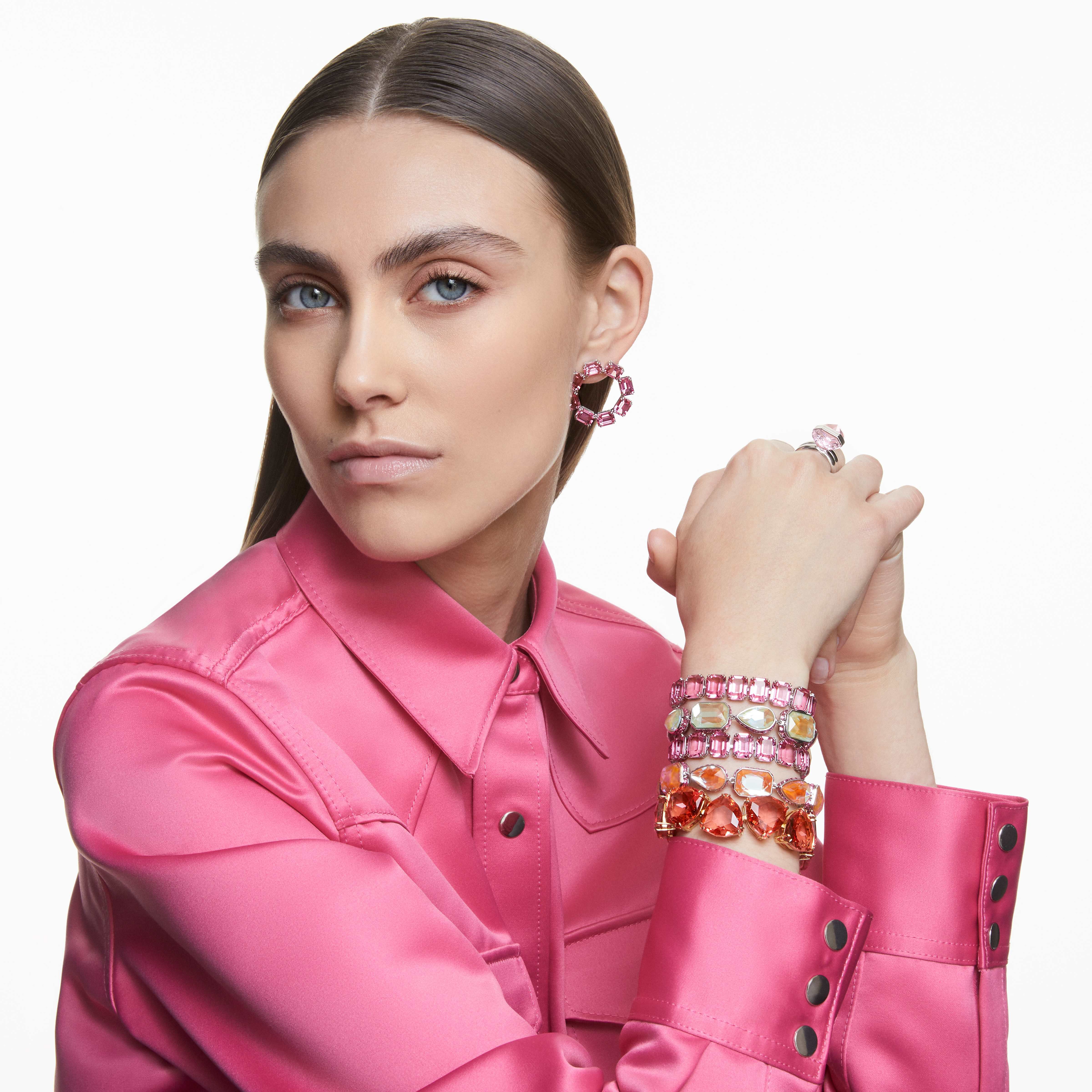 【本物新品保証】 Buy Swarovski cut Mixed Reversible, bracelet, Orbita アクセサリー