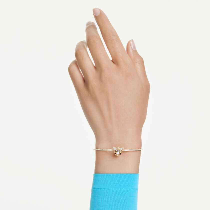 swarovski سوار idyllia، قطع متنوع، شكل نحلة، ألوان متعددة، لمسة نهائية من الذهب عيار 18 قيراط