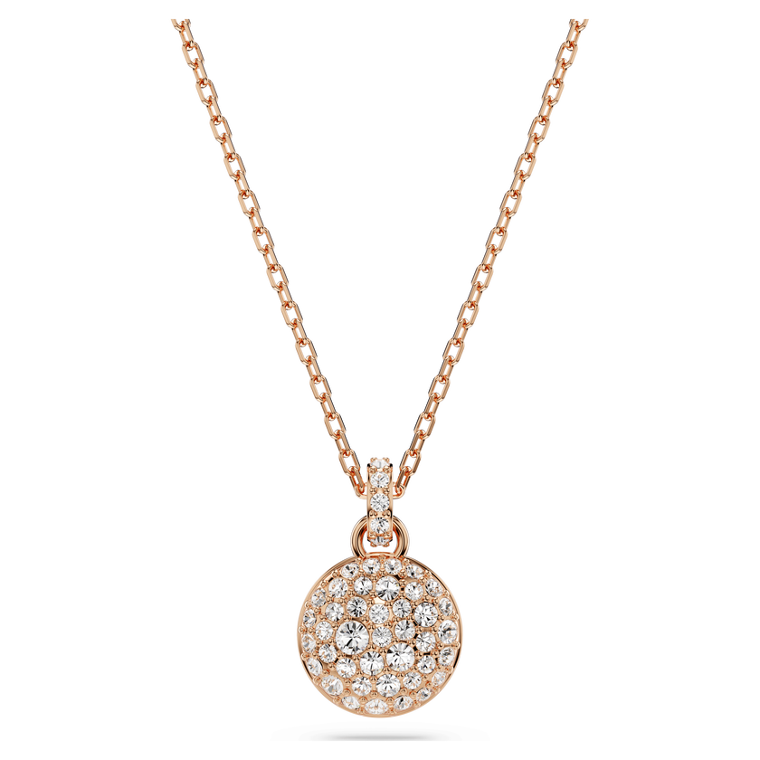 swarovski sublima pendant  white  rose gold tone plated