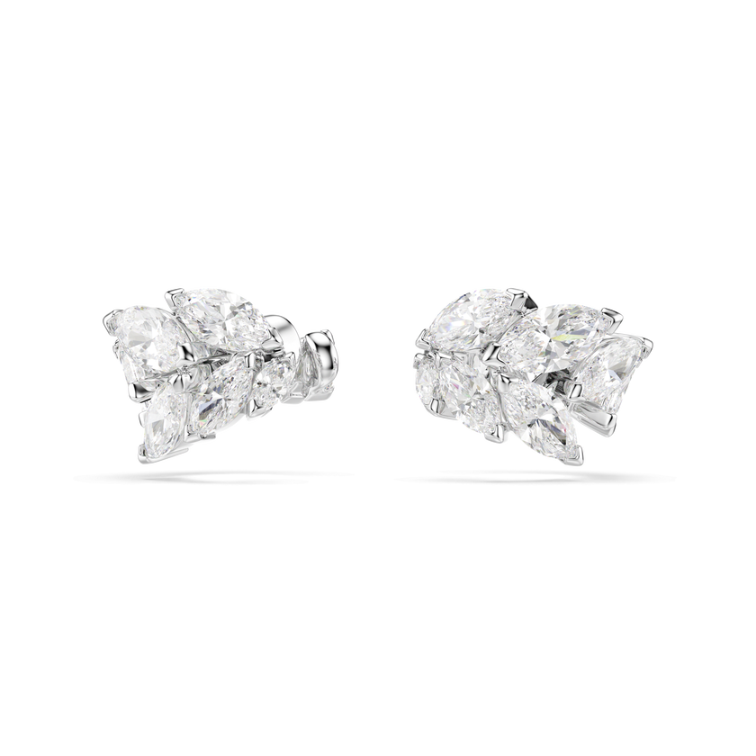 swarovski mesmera ear cuffs  marquise cut  white  rhodium plated