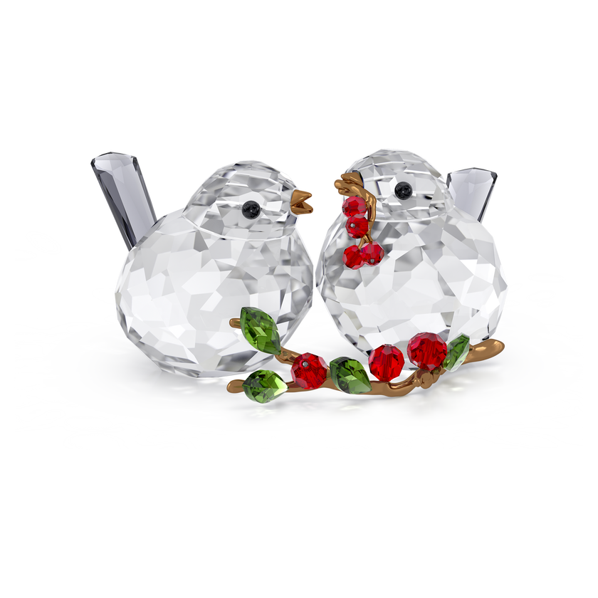 swarovski idyllia bird couple and berries