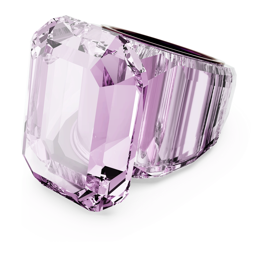swarovski lucent cocktail ring  pink