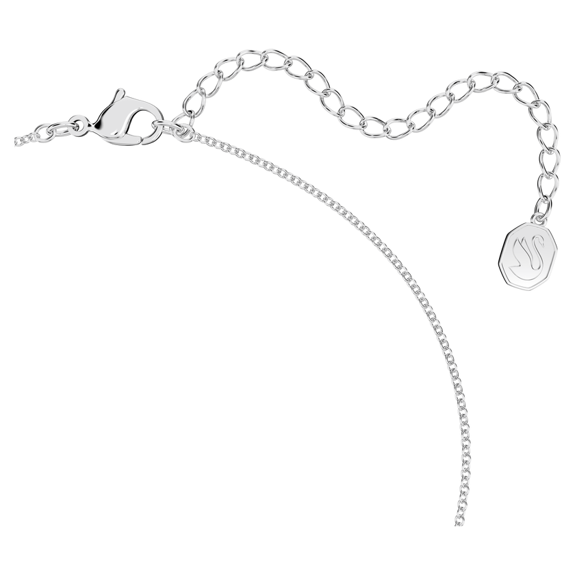 swarovski عقد lilia، على شكل فراشة، لون أزرق، طلاء روديوم