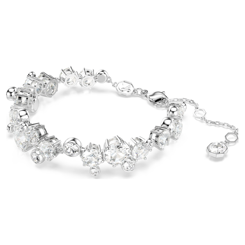 swarovski طقم constella، قطع متنوع، لون أبيض، طلاء روديوم