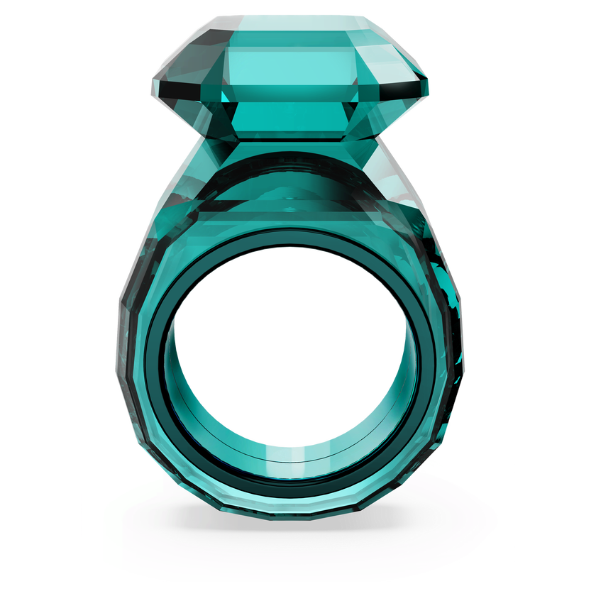 swarovski lucent cocktail ring  green