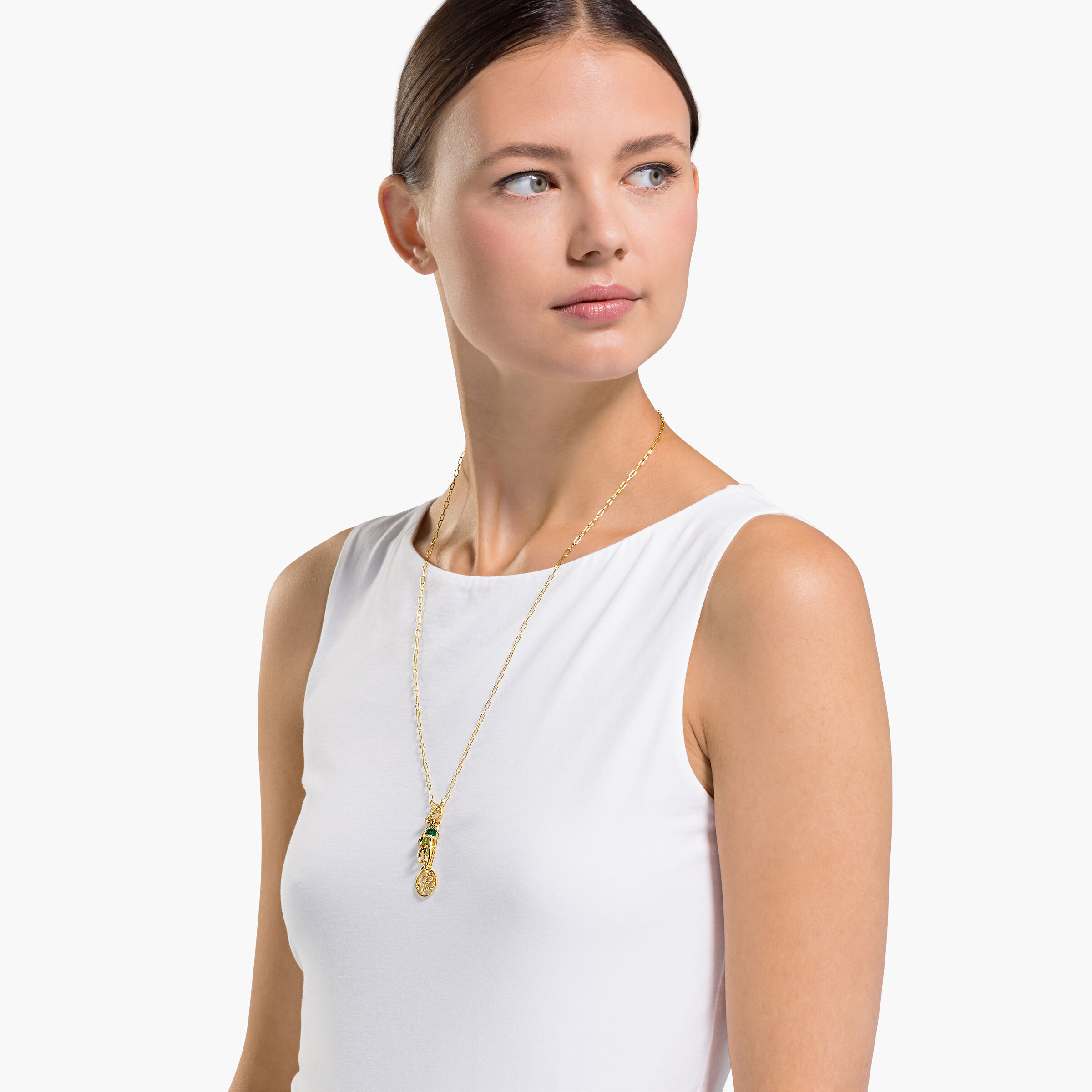 Om necklace outlet swarovski