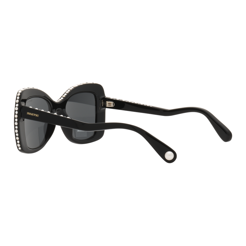 swarovski sunglasses  butterfly shape  sk6062u  black