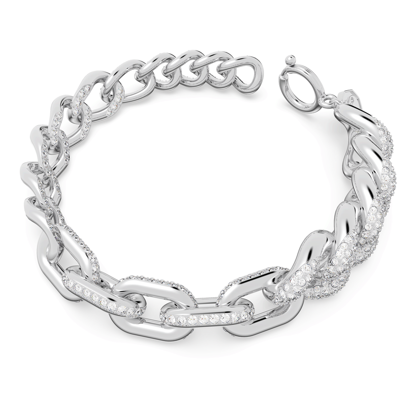 swarovski dextera bracelet pav  crystal  rhodium plated